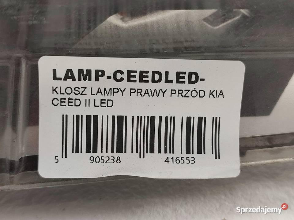 KLOSZ LAMPY LED PRAWY PRZÓD KIA CEED II 20122018 osobowe lubelskie