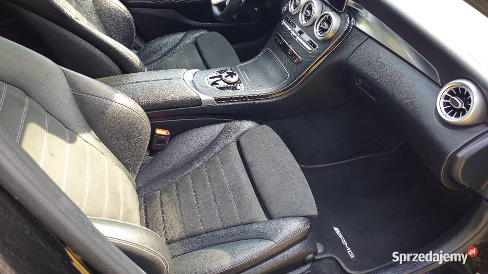Mercedes CKlasa 200d 9GTronic AMG Night Edition Rok produkcji 2020 łódzkie Pabianice