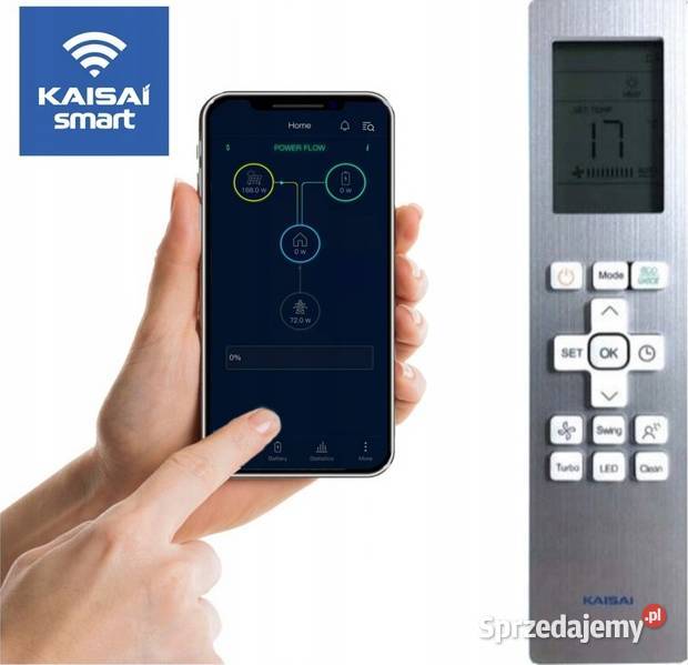 Klimatyzator ścienny KAISAI ECO 35kW WIFI 40m2 opolskie Babice