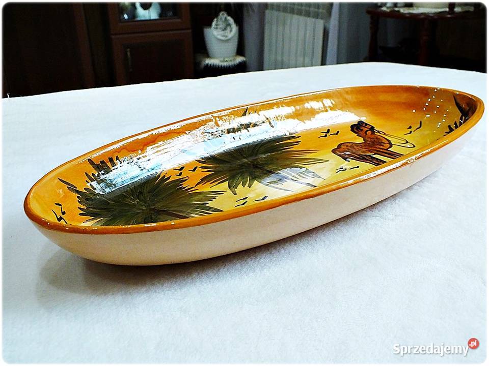 Duży Talerz 40 Patera seria Nie ma wody na wielokolorowy lubuskie Żary