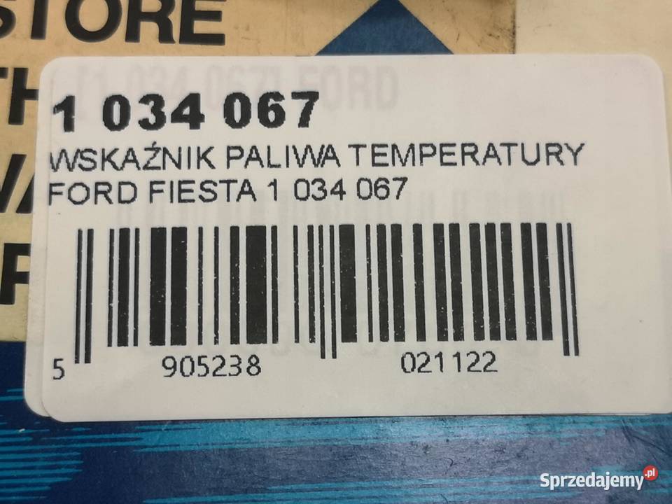 WSKAŹNIK TEMP I POZ PALIWA FORD FIESTA IV osobowe lubelskie
