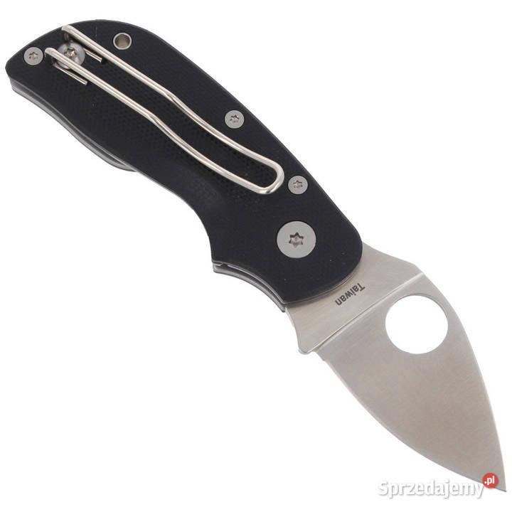 Nóż składany Spyderco Chicago G10 Black Plain Warszawa