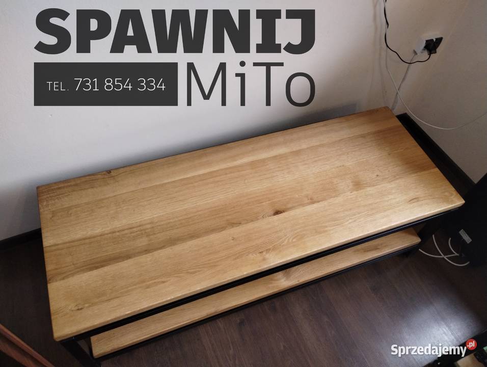 Stolik audio Hifi szafka Rtv ława dębowa pod Sosnowiec sprzedam