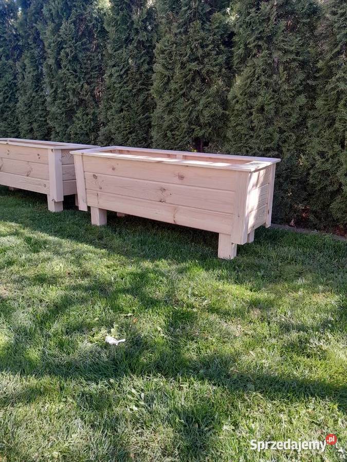 Doniczki drewniane warzywniaki Rzeszów sprzedam