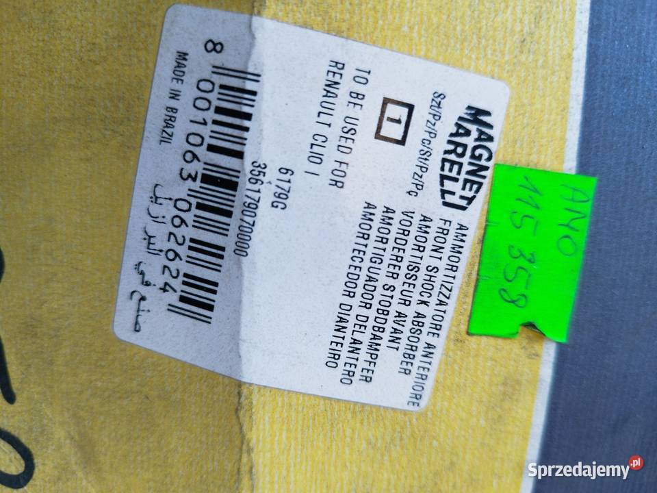 Amortyzatory Renault Clio 1 Kalwaria Zebrzydowska