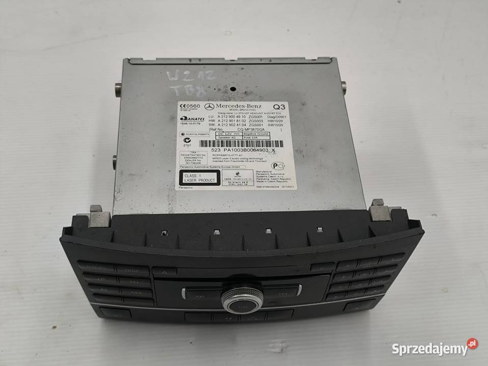 RADIO NAWIGACJA CD MERCEDES ECLASA W212