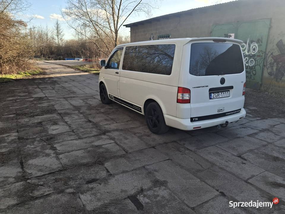Vw t5 19 tdi bez klimy opłaty do października 375800km Szczecin