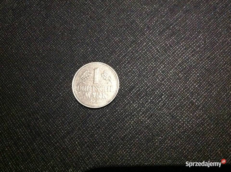 1 Marka z 1981 r że znakiem J 1 DEUTSCHE MARK Nowa Sól sprzedam