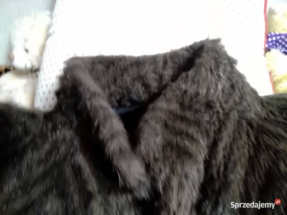 Sztuczne futerko ciemny brąz Łódź