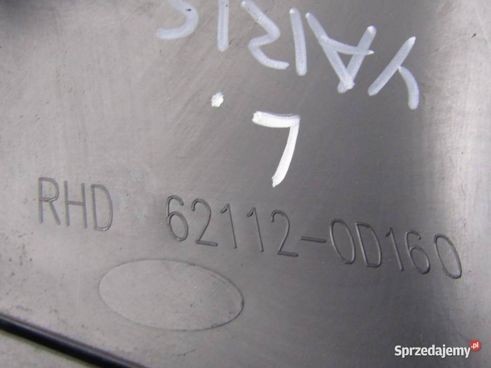 OSŁONA LISTWA PROGU LEWA TOYOTA YARIS III LIFT Progi