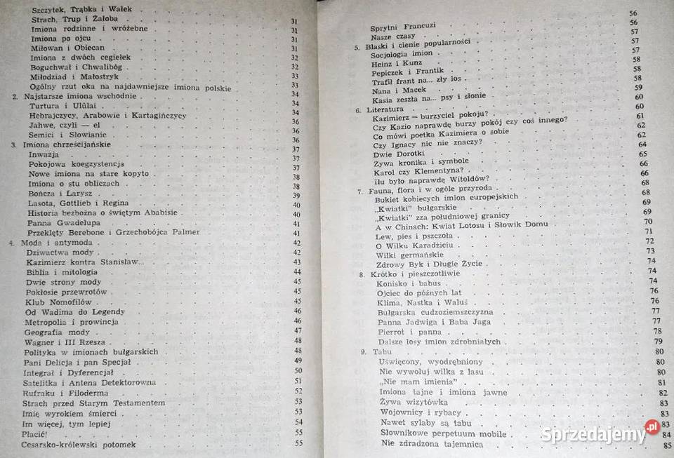 Tajemnice imion własnych Witold Cienkowski Książki i Podręczniki lubelskie Chełm