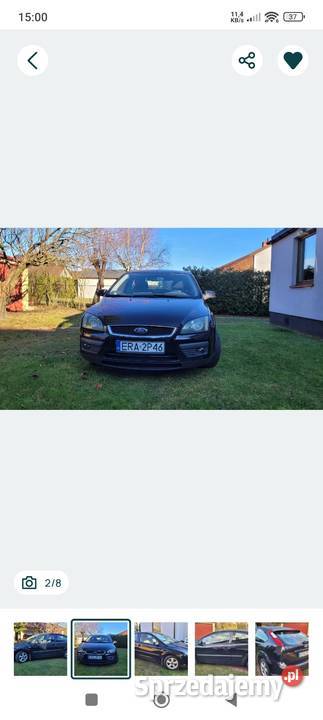 Ford Focus mk2 20 diesel czarny Radomsko