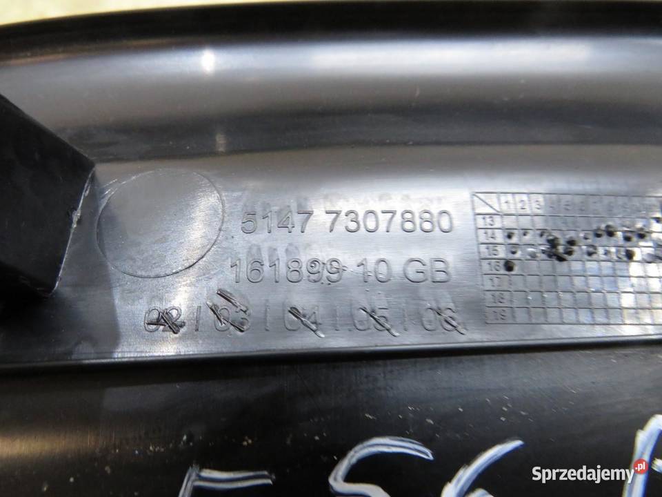 OSŁONA PROGU SŁUPKA PRAWY TYŁ MINI F55 F56 lubelskie