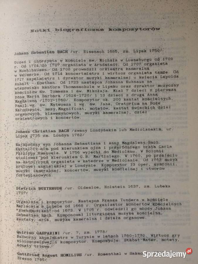 3407 Dni Muzyki Bachowskiej 1988