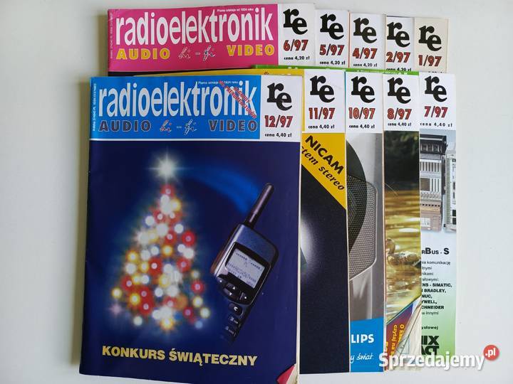 Miesięcznik Radioelektronik Audio Video 1 sztuka Rok wydania 1997 Czasopisma śląskie