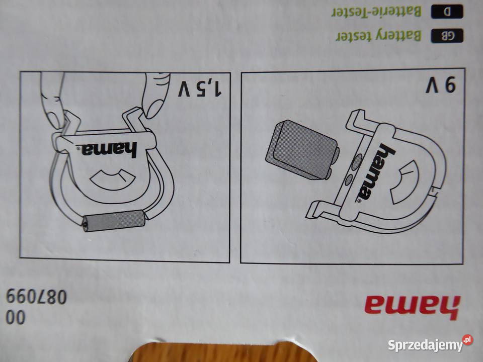 Nieużywany tester baterii 15V9V HAMA Części i akcesoria warmińsko-mazurskie Olsztyn sprzedam