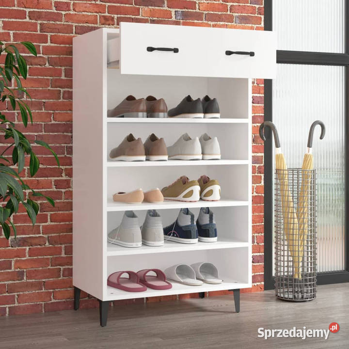 Szafka na buty biała 60x35x105 materiał mazowieckie Warszawa