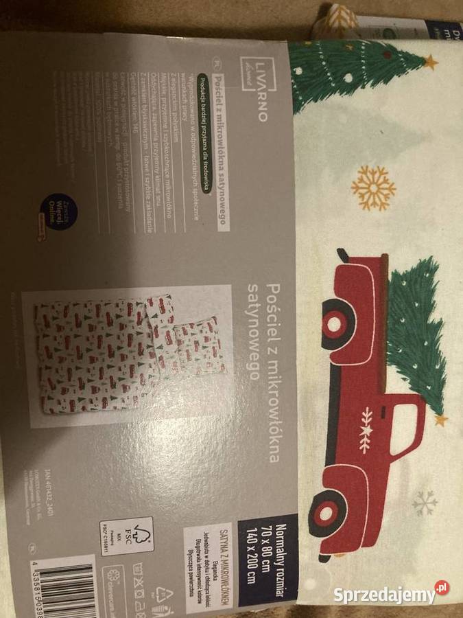 Boze Narodzenie posciel dwustronna firmy Livarno Dęblin