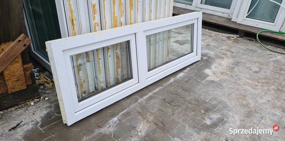 OKNA KacprzaK OKNO PCV 174X55 Używane Plastikowe mazowieckie Siedlce