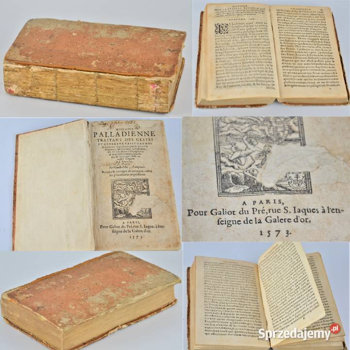 Lhistoire palladienne traitant paryskie wydanie Warszawa