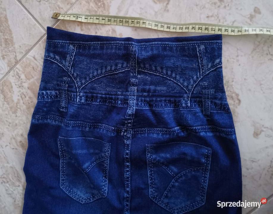 Legginsy z wysokim stanem z nadrukiem sprzedam