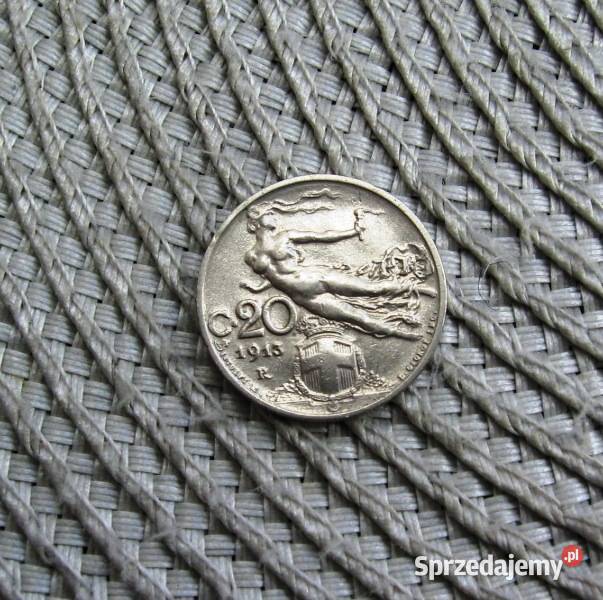 Włochy 20 Centasimi 1913r wielkopolskie Kalisz