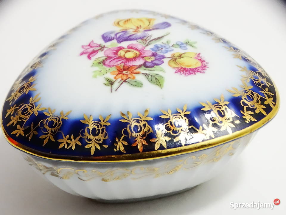 Porcelanowe puzderko dekoracyjne Made in Germany lubelskie Biłgoraj