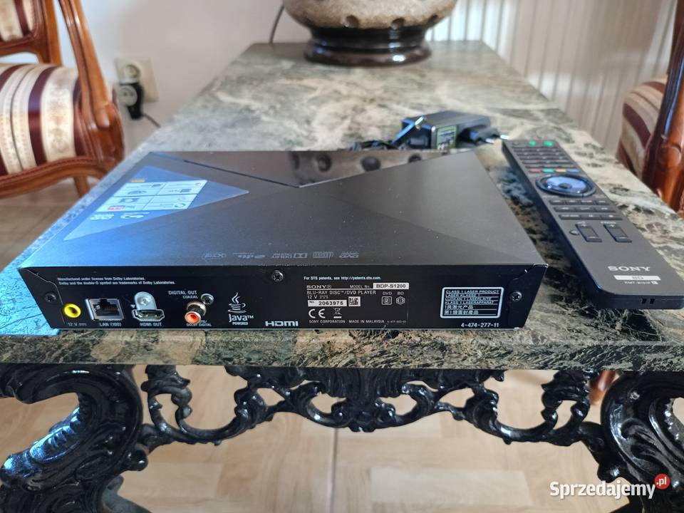 Odtwarzacz Bluray DVD SONY BDPS1200 Drawski Młyn