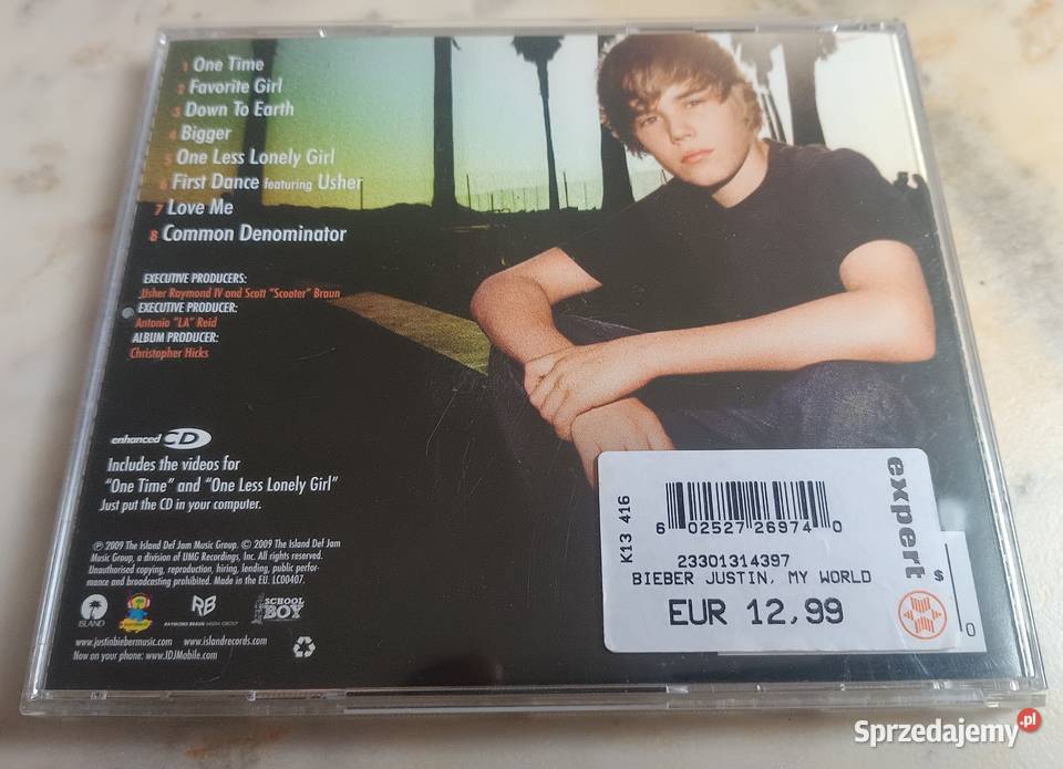 Justin Bieber My World CD małopolskie Zbylitowska Góra