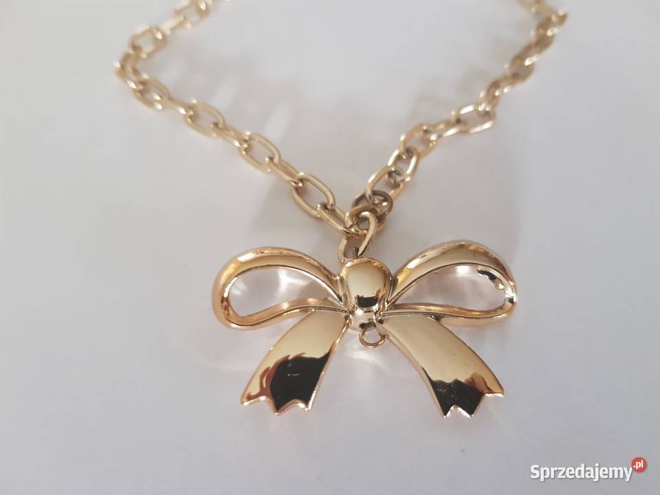 wisiorek złocony łańcuszek ozdoba biżuteria Dla kobiet Kielce sprzedam