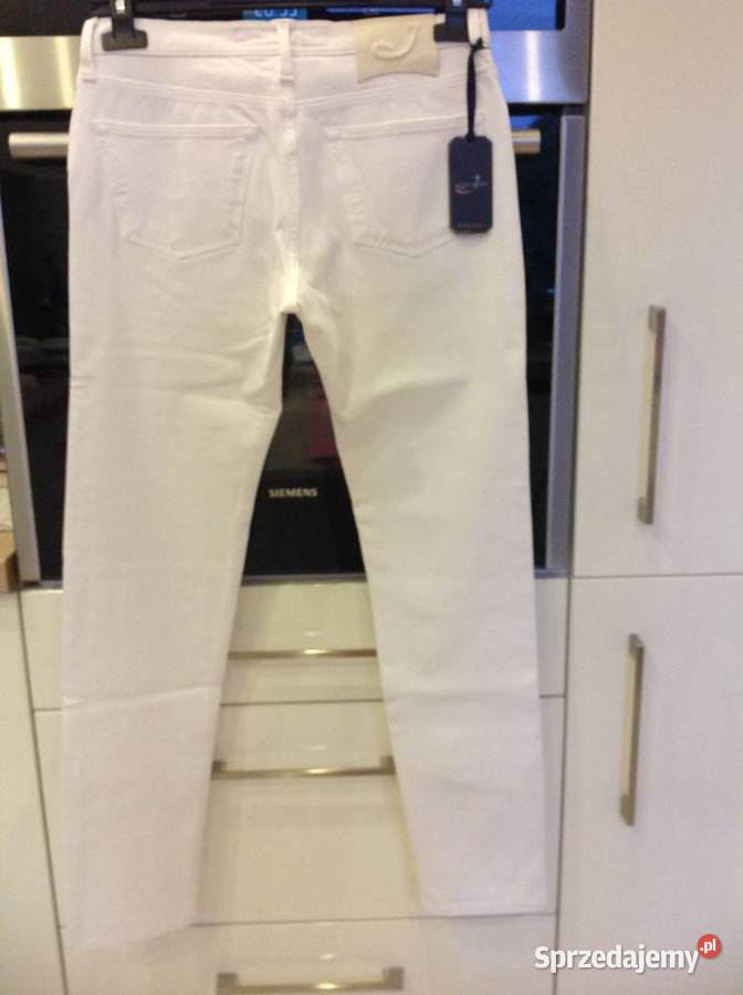 Spodnie Jeans Rurki Białe Damskie JACOB COHN SM Spodnie lubuskie Nowa Sól