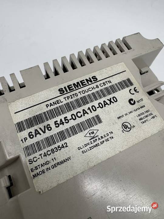 Siemens 6AV6 5450CA100AX0 HMI Panel sprzedam