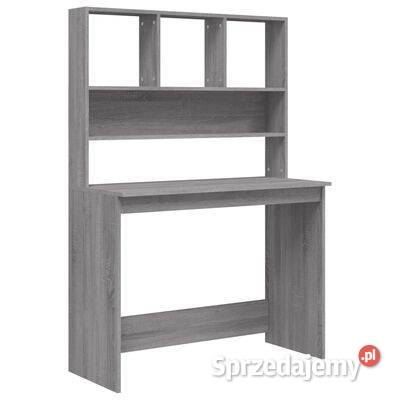 vidaXL Biurko z półkami szary dąb sonoma mazowieckie Warszawa
