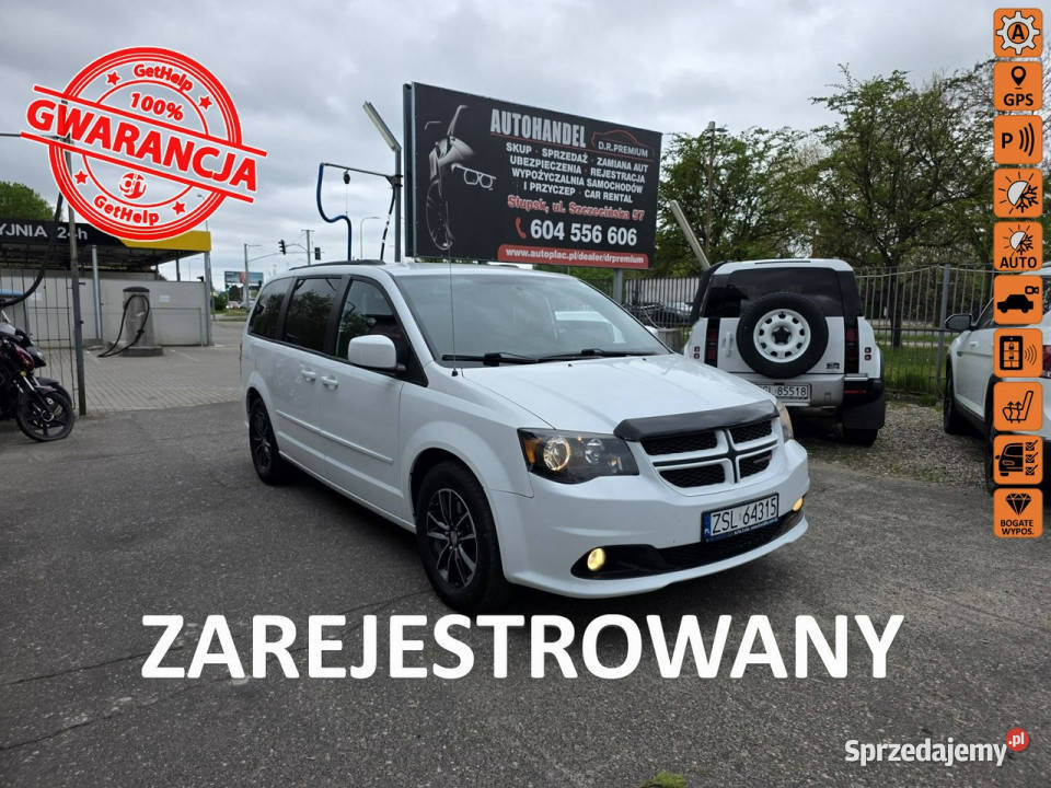 Dodge Grand Caravan GT 36 Benzyna 286 Automat kurtyny powietrzne Słupsk