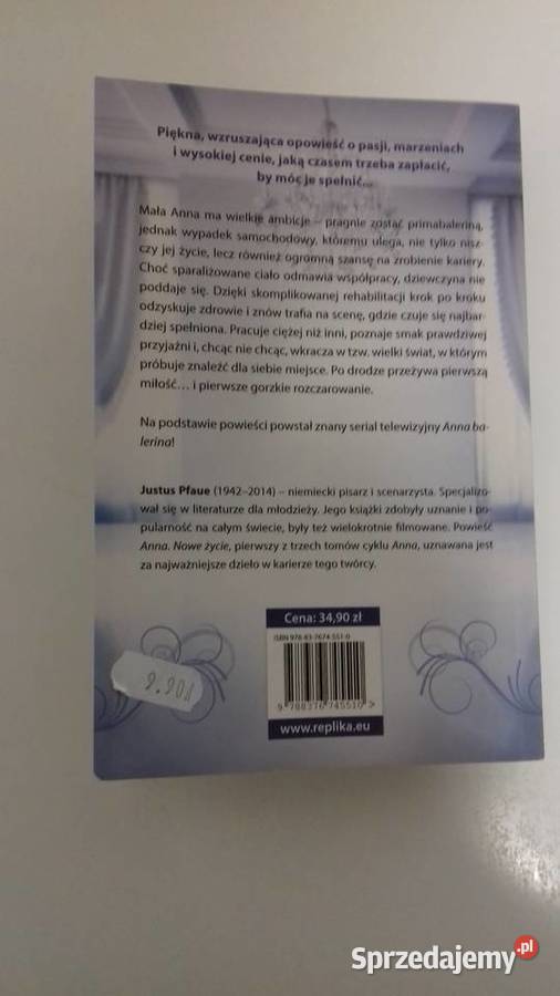 Książka Anna nowe życie J Pfaue do sprzedania Proza i poezja Kraków