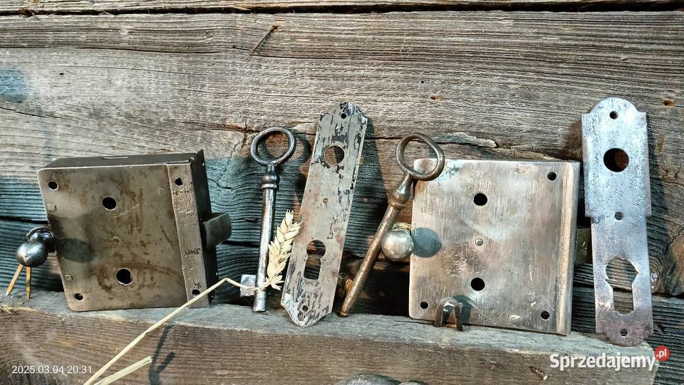 Zabytkowy zamek skrzynkowy Sosnowiec sprzedam
