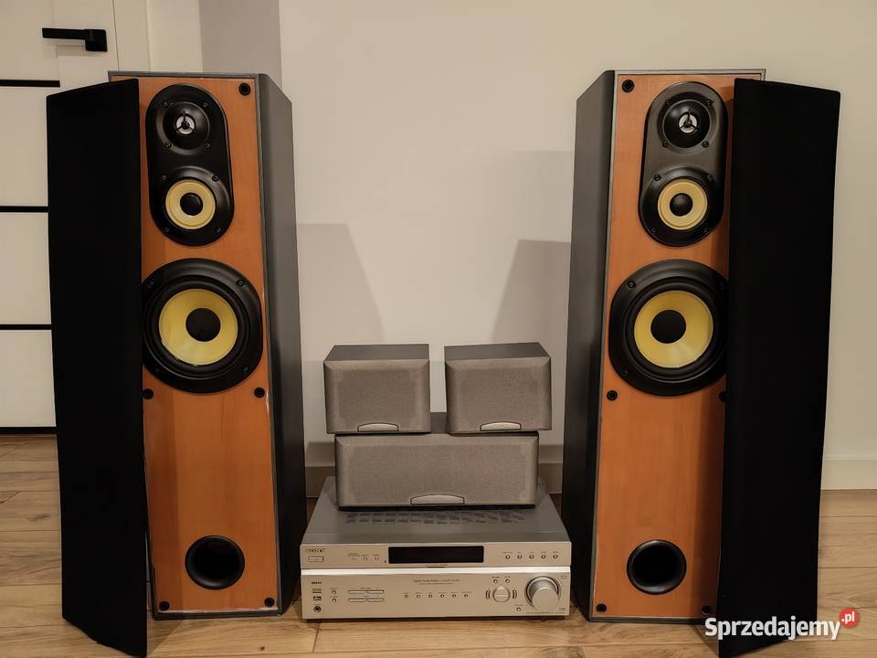 Kino domowe sony Str DE497 zbkompletem głośników Zestawy kina domowego wielkopolskie Poznań sprzedam