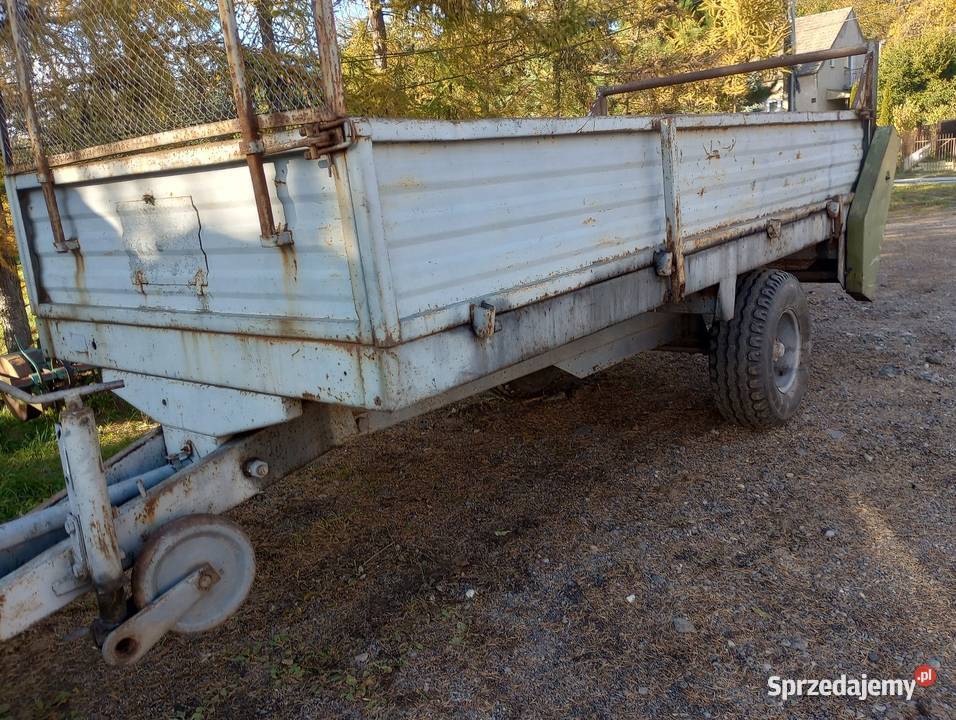 Rozrzutnik obornika jednoosiowy 35 tony brzeg