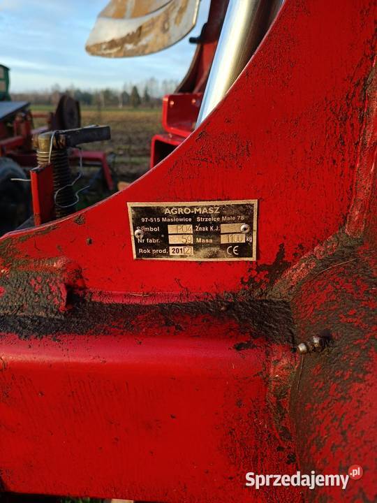 Pług obrotowy agro masz 4 skibowy lubelskie Serokomla