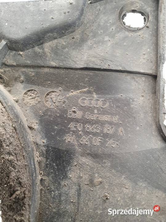 OSŁONA PÓŁOSI LEWA AUDI A6 C6 4F0863187A 27 30 Przystajń