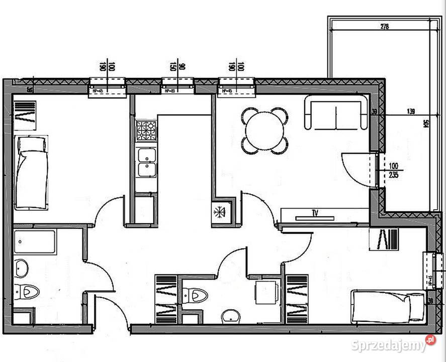 Nowoczesne 3 pokoje z dużym balkonem Wrotków Lublin