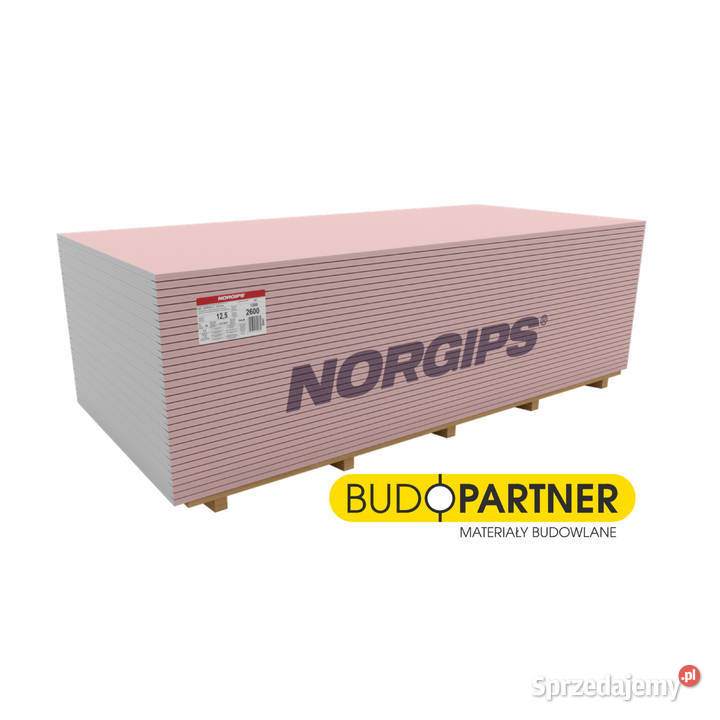 Płyta gipsowa ogniochronna Norgips GKF 125mm 20m Legnica