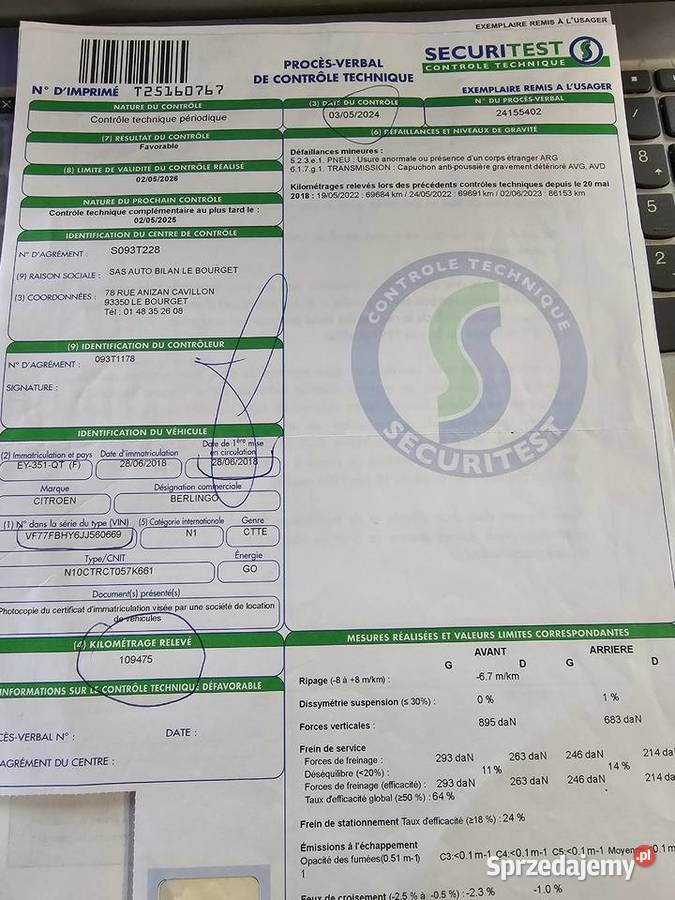 BERLINGO LONG CHLODNIA MROZNIA CARRIER KLIMA bezwypadkowy Citroën Tarnobrzeg sprzedam