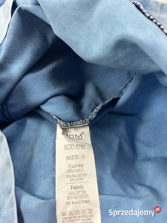 Piękna elegancka jeansowa sukienka Wygodna na Dżinsowa Spódnice i sukienki