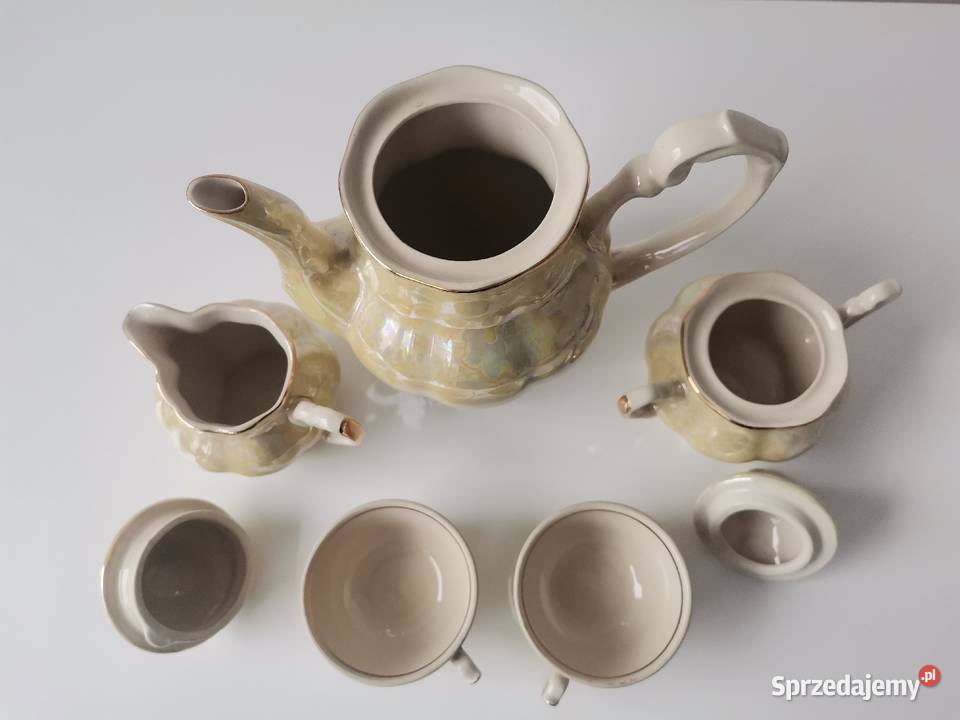 Stara porcelana Chodzież serwis kawowy 1500