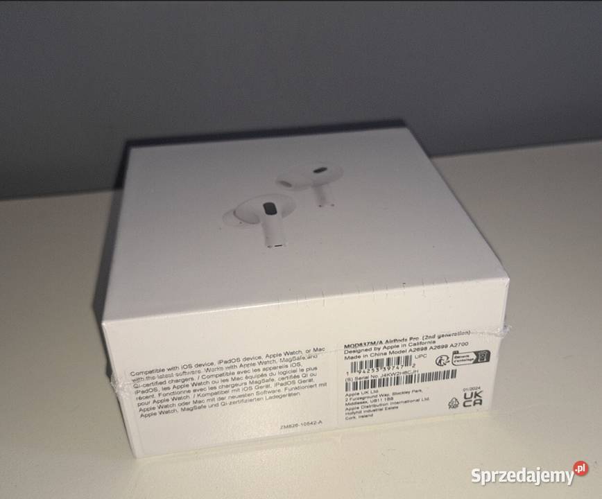 Potwierdzenie Zamówienia Nowe Apple AirPods Pro sprzedam