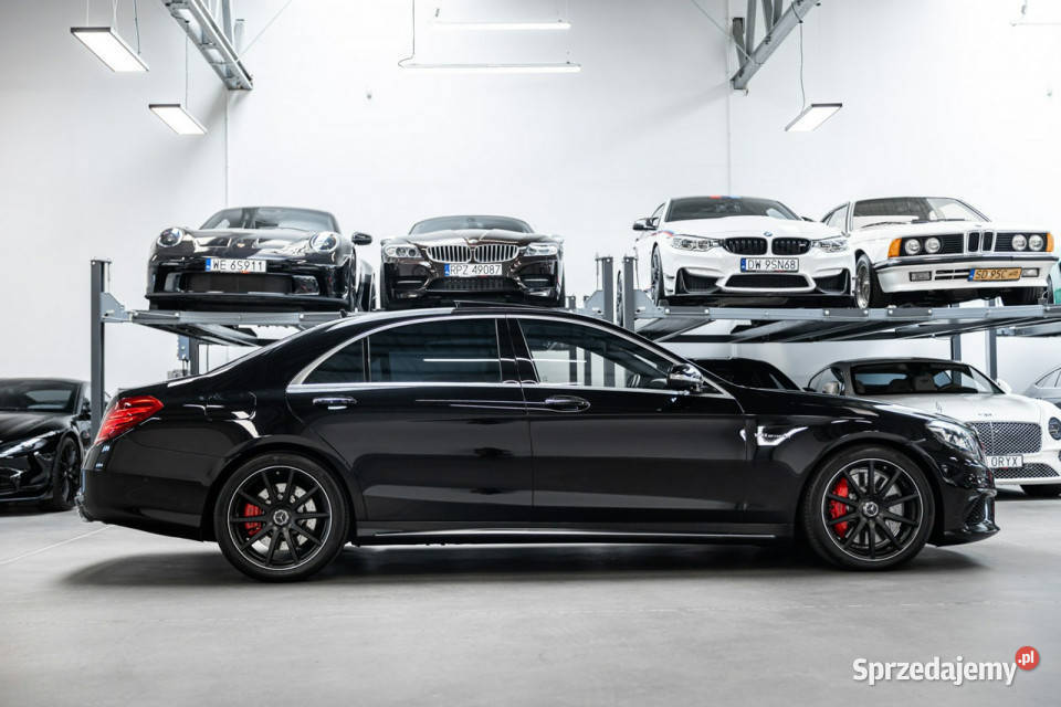 Mercedes S 63 AMG AMG 55 V8 Bitrubo 585 Long autoalarm Węgrzce