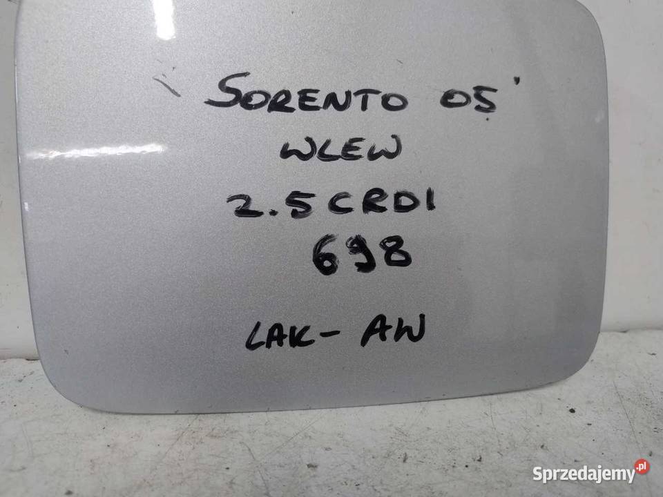 KLAPKA WLEWU PALIWA KIA SORENTO AW Klapki wlewu paliwa