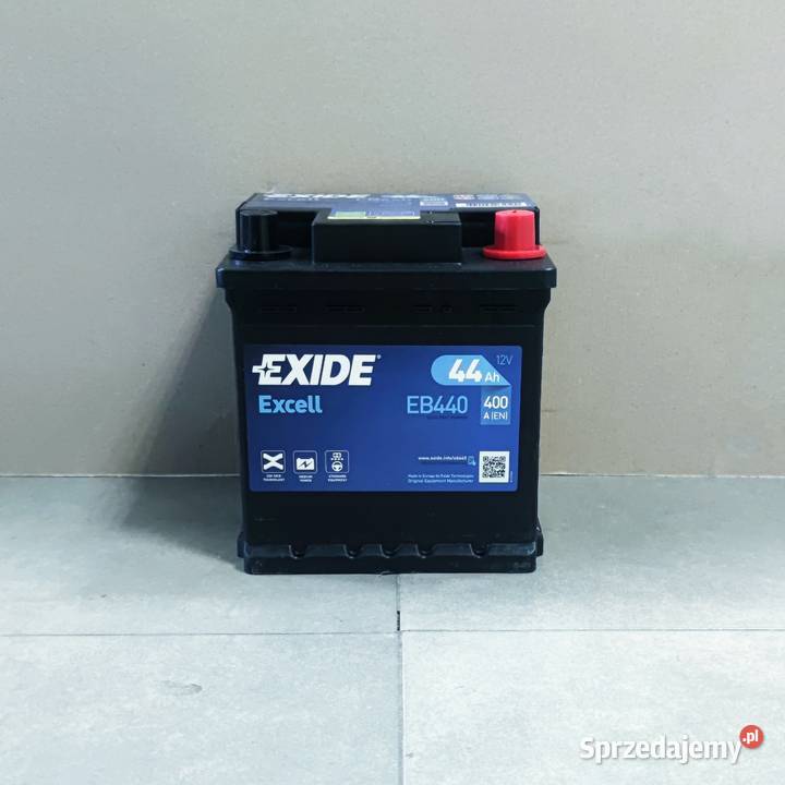 Akumulator Exide Excell 44Ah 400A kostka prawy Łódź sprzedam