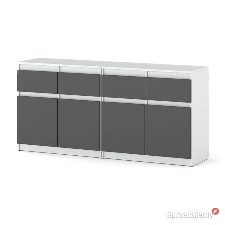 Komoda 160 Loft Biały Szary Mat Nowoczesna Salon Komody Elbląg sprzedam